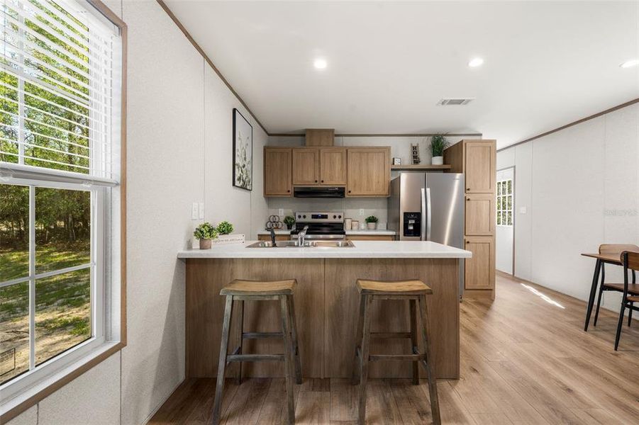 Furnished interior view inside a new home in , Bronson (Image 7).