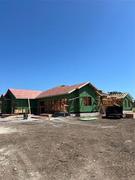 View of property under construction