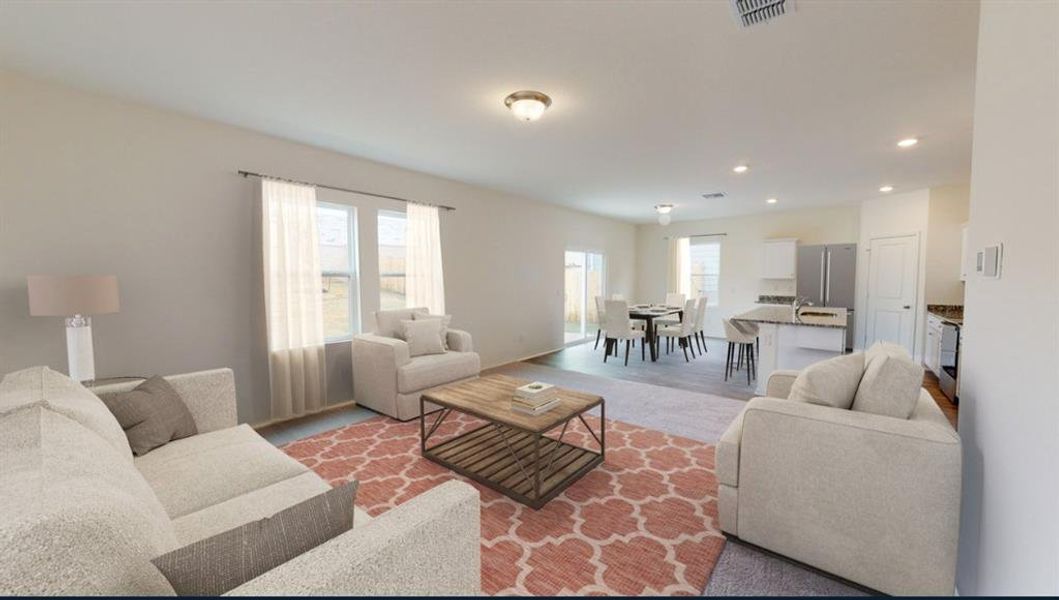 Furnished interior view inside a new home in Kendall Grove, McDonough (Image 4).