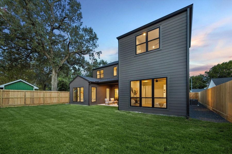 Exterior details and patio area of a home in , Houston (Image 4).