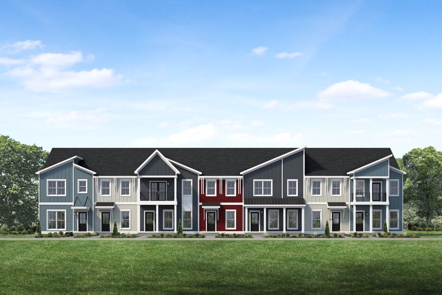 Representative exterior photo of a completed home built from the Winfield by Parkside Builders in The Parks of Mill Town, Chattanooga, TN (Image 20).