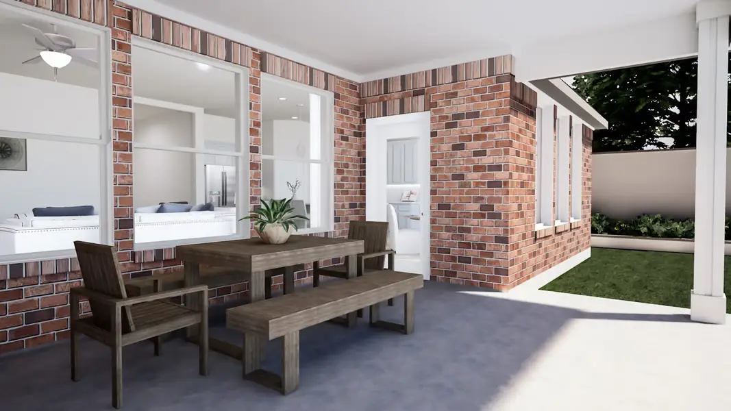 Representative exterior details of a home built from the Bryson by Tri Pointe Homes in Painted Tree, McKinney (Image 4).