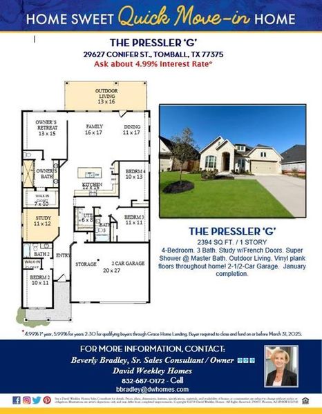 This very functional floor plan works for all lifestyles!