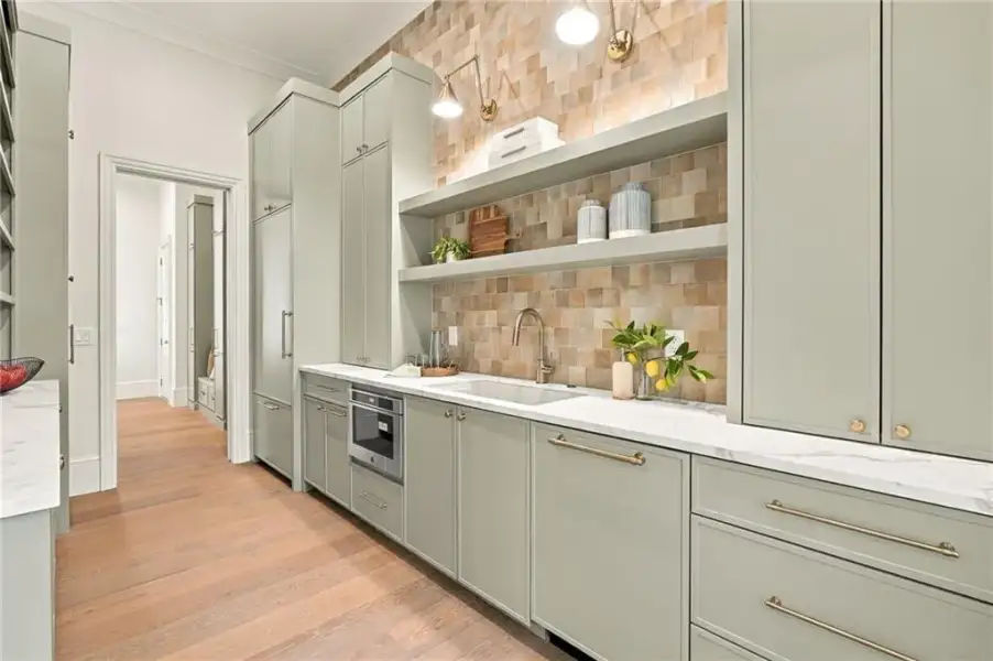 Furnished interior view inside a new home in , Atlanta (Image 19).