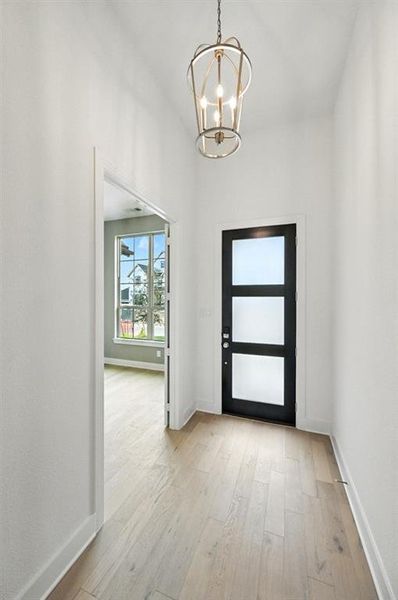 Spacious, unfurnished interior of a new home in Wildflower Ranch: Artisan Series - 60ft. lots, Dish (Image 11).