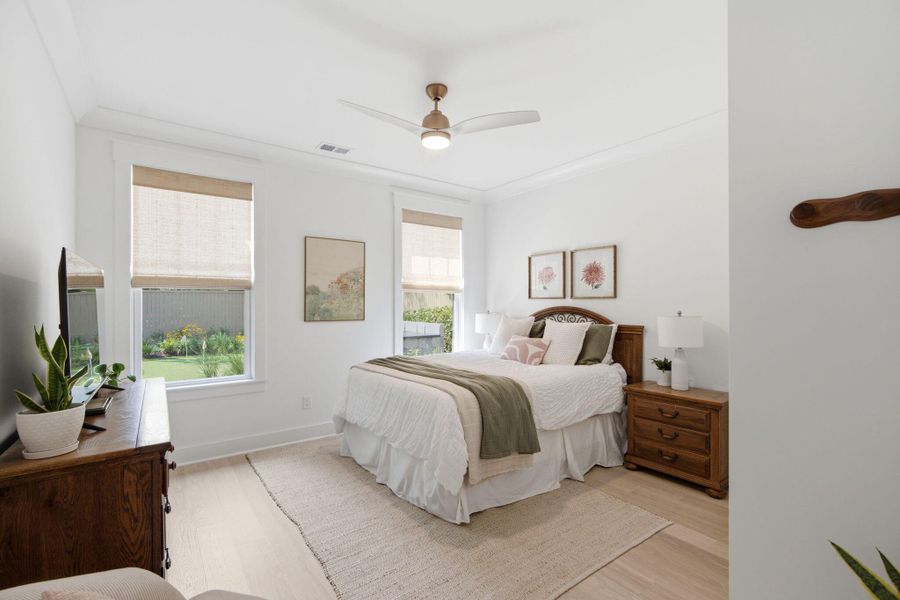 Furnished interior view inside a new home in , Mount Pleasant (Image 61).