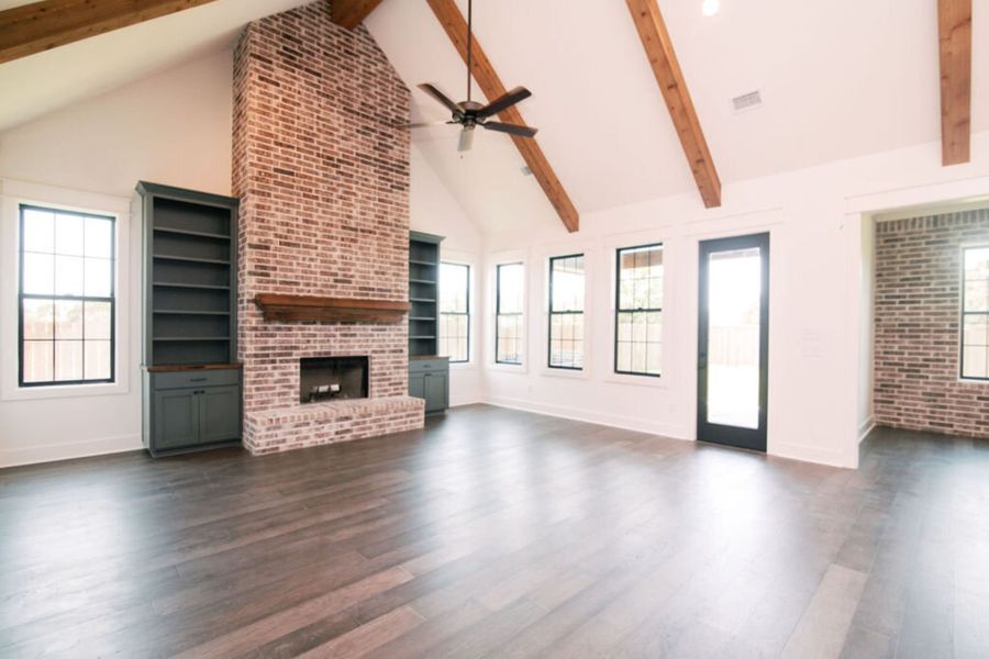 Representative unfurnished interior of a home built from the The Julia by Reece Homes in Pebble Creek, College Station (Image 28).