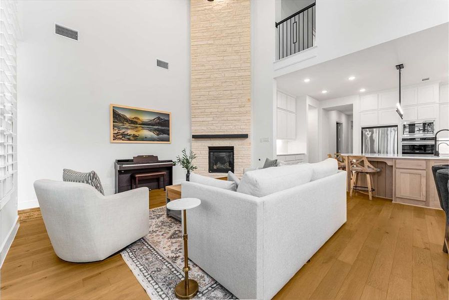 Furnished interior view inside a new home in Mosaic: Classic Series - 50ft. Lots, Celina (Image 13). Furnished interior view inside a new home in Mosaic: Classic Series - 50ft. Lots, Celina (Image 13).