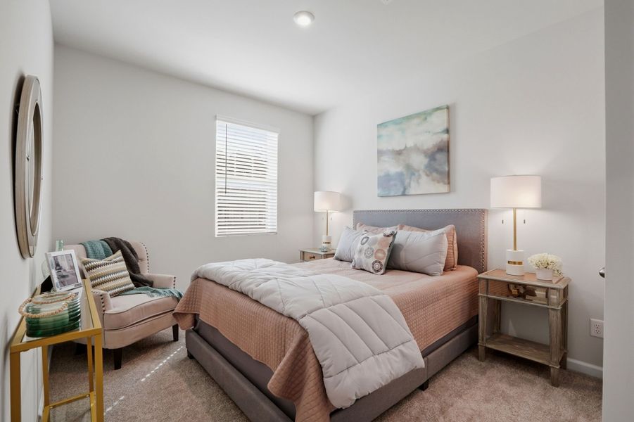 Furnished interior view inside a new home in Waxhaw Landing, Monroe (Image 16).