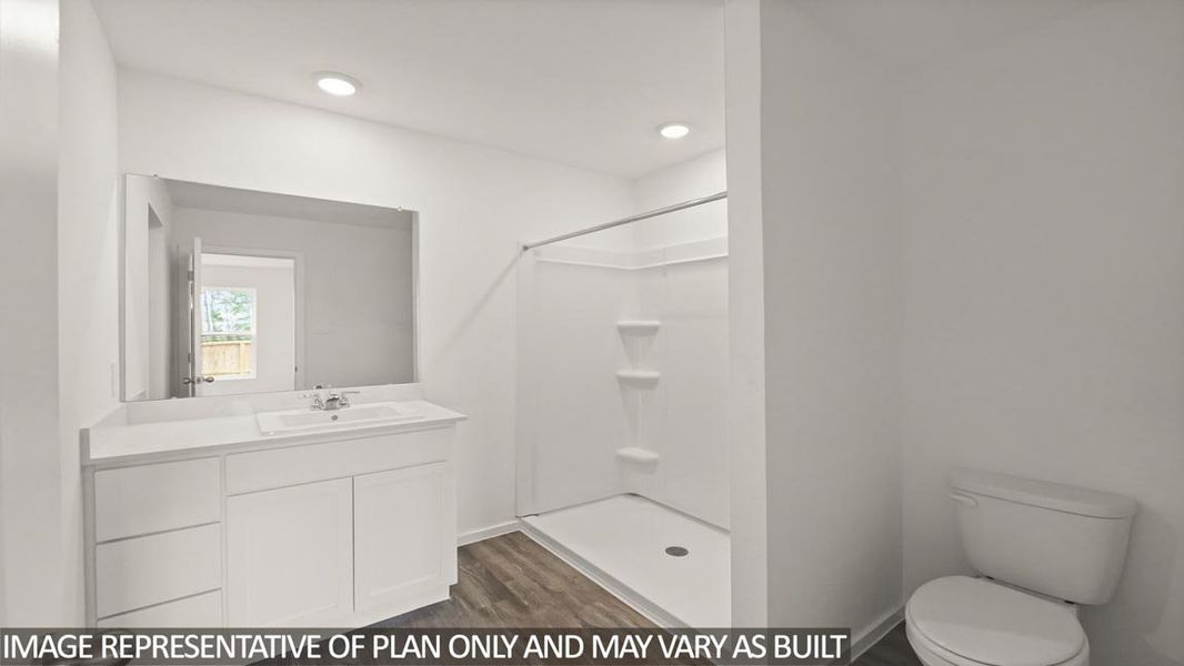 Furnished interior view inside a new home in The Canopies, Splendora (Image 7).