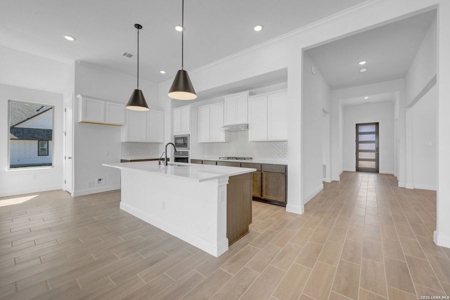 Furnished interior view inside a new home in Preserve at Annabelle Ranch, San Antonio (Image 14).