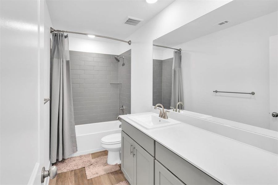 Furnished interior view inside a new home in Garden Collection at Union Park, Little Elm (Image 6).