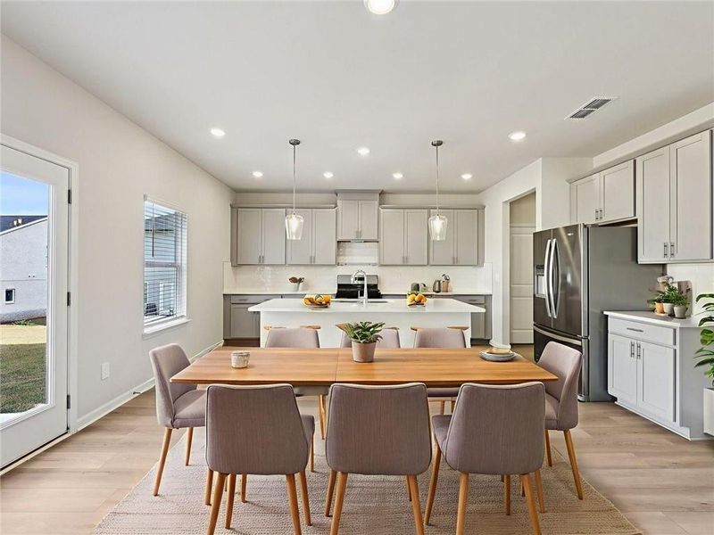 Furnished interior view inside a new home in Harmony Manor, Fairburn (Image 9).