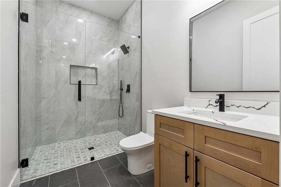 Furnished interior view inside a new home in , Monroe (Image 3).