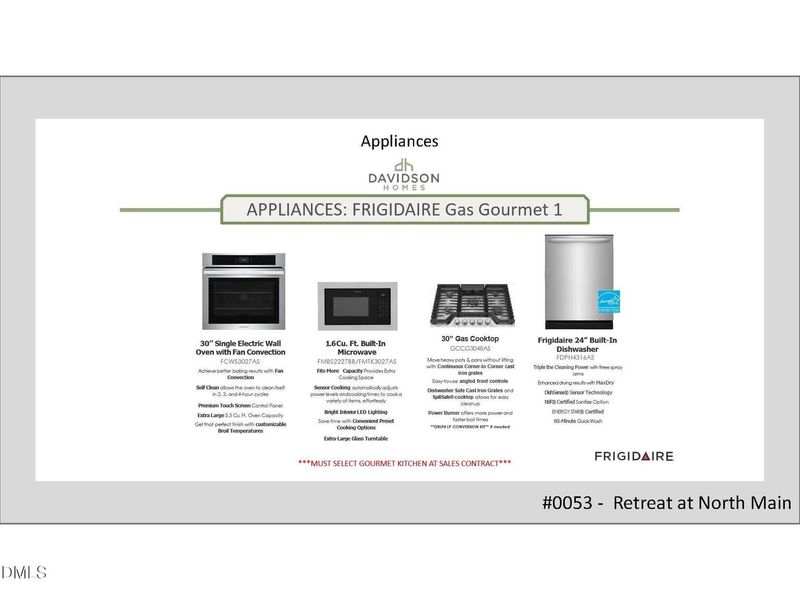 Sample of building materials used in homes in Retreat at North Main, Lillington (Image 26).