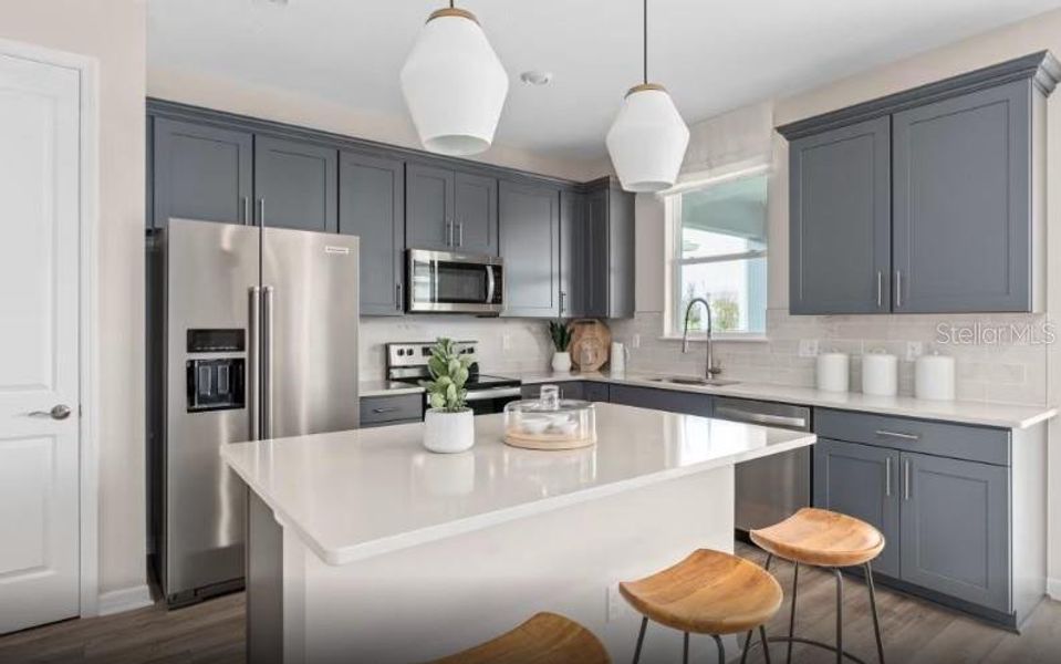 Furnished interior view inside a new home in Grandura, Sarasota (Image 12).