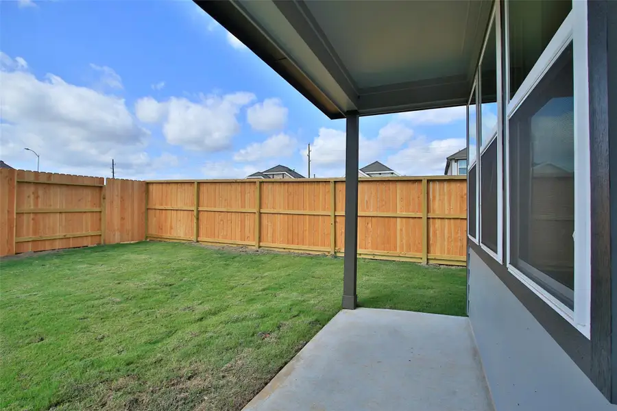 Exterior details and patio area of a home in Colony at Pinehurst, Pinehurst (Image 2).