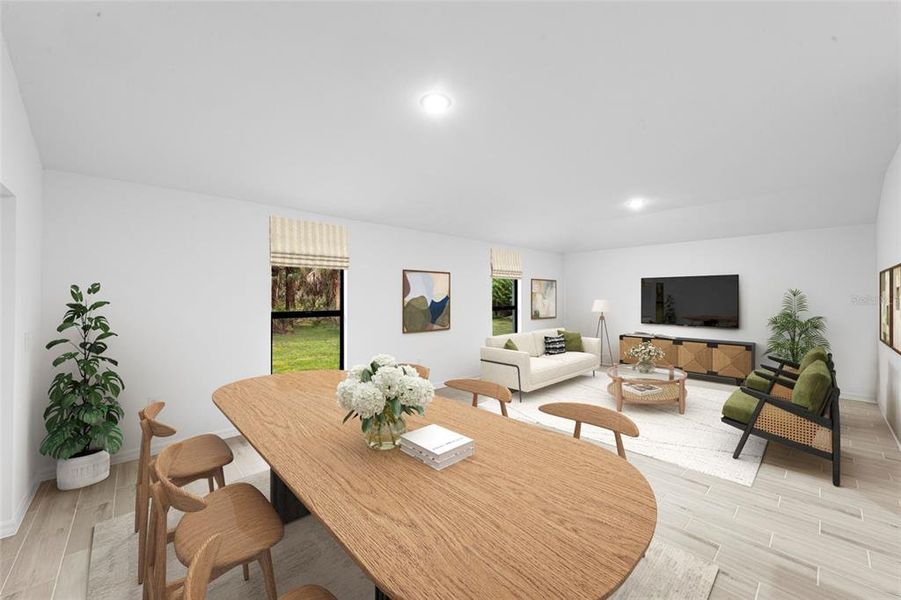 Furnished interior view inside a new home in , Port Charlotte (Image 9).