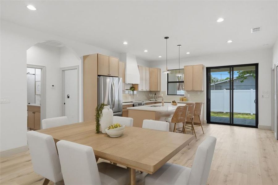 Furnished interior view inside a new home in , Tampa (Image 9).