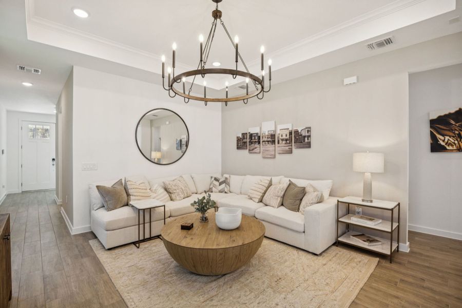 Representative furnished interior of a home built from the Lufkin by Pulte Homes in Pulte Homes at Two Step Farm, Montgomery (Image 15). Representative furnished interior of a home built from the Lufkin by Pulte Homes in Pulte Homes at Two Step Farm, Montgomery (Image 15).