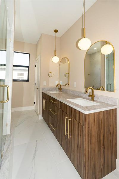 Furnished interior view inside a new home in , Tampa (Image 12).