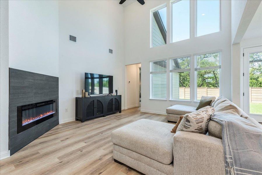 Furnished interior view inside a new home in , Kyle (Image 17).