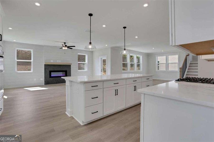Furnished interior view inside a new home in The Paddocks at Doc Hughes, Buford (Image 12).