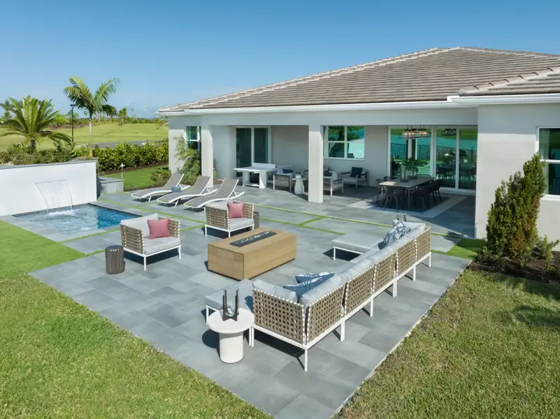Representative exterior details of a home built from the Encore by Mattamy Homes in Tradition, Port St. Lucie (Image 4).