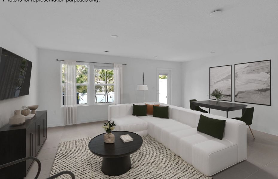 Furnished interior view inside a new home in Normandy Pines, Jacksonville (Image 7).