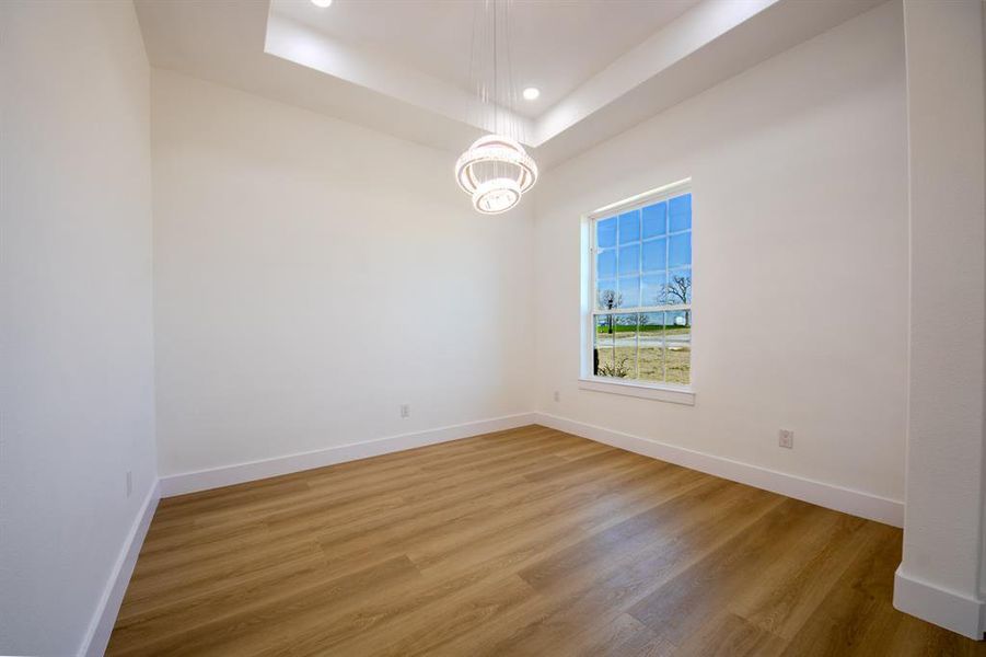 Formal Dining with Elegant Lighting