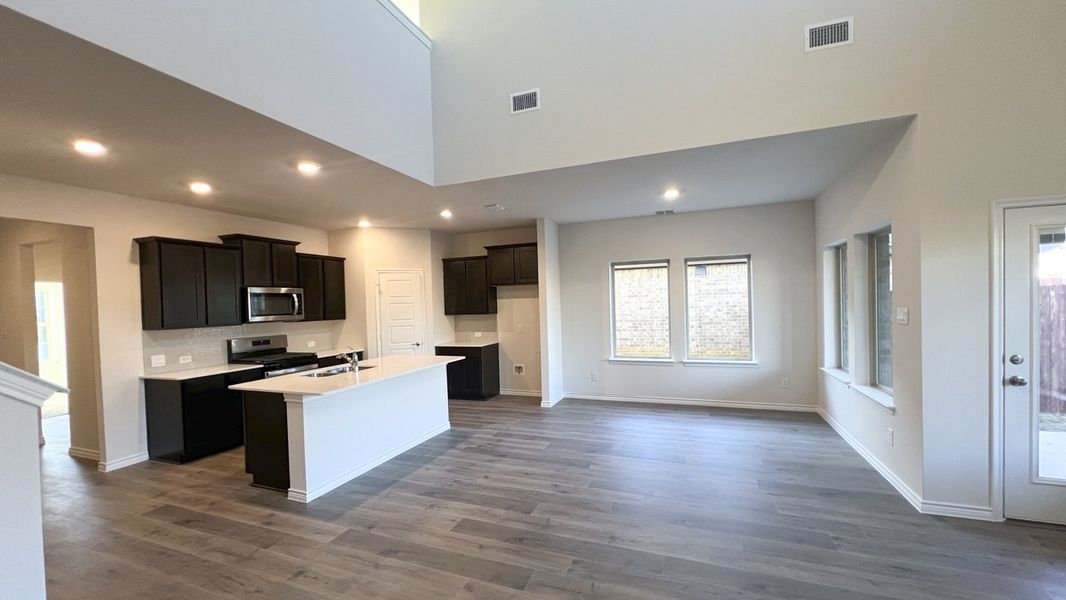 Representative furnished interior of a home built from the Copaiba by D.R. Horton in Silverado, Aubrey (Image 5).