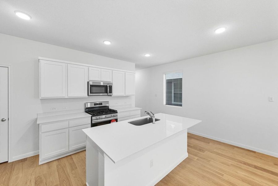 Furnished interior view inside a new home in Trinity Ranch, Elgin (Image 11). Furnished interior view inside a new home in Trinity Ranch, Elgin (Image 11).