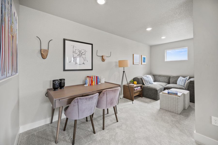 Furnished interior view inside a new home in Pony Park, Colorado Springs (Image 41).