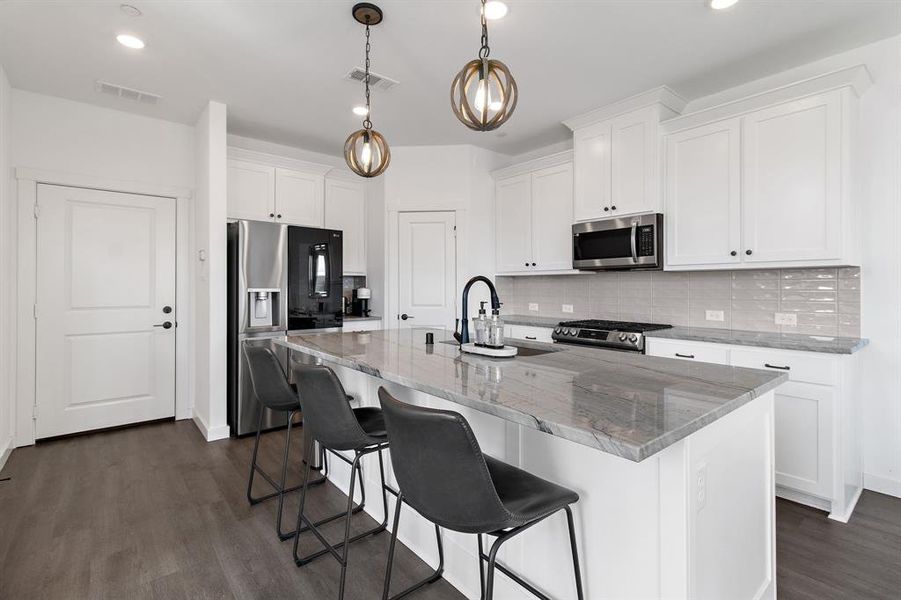 Furnished interior view inside a new home in , Prosper (Image 13). Furnished interior view inside a new home in , Prosper (Image 13).