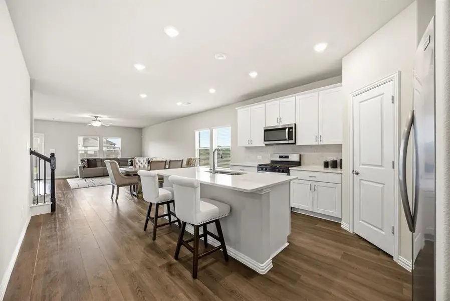 Furnished interior view inside a new home in Briarwood Hills - Highland Series, Forney (Image 3).