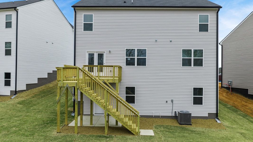 Exterior details and patio area of a home in Captain's Corner, Grovetown (Image 4). Exterior details and patio area of a home in Captain's Corner, Grovetown (Image 4).