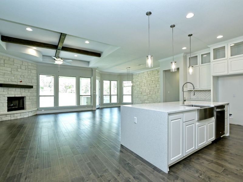 Image 478 representing the Madera II by Giddens Homes in Scofield Farms Estates, Georgetown, TX.