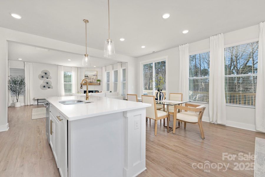 Kitchen island with seating