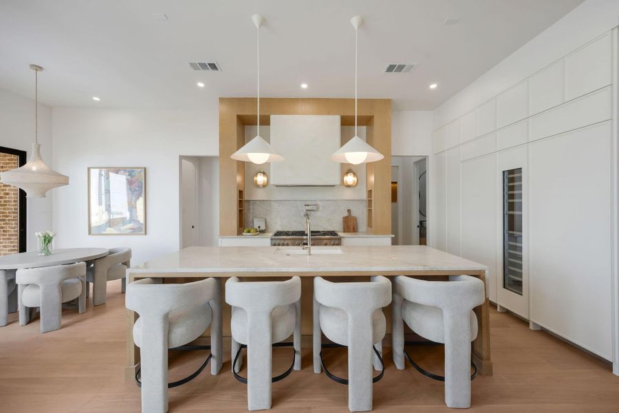 Furnished interior view inside a new home in , Houston (Image 10).