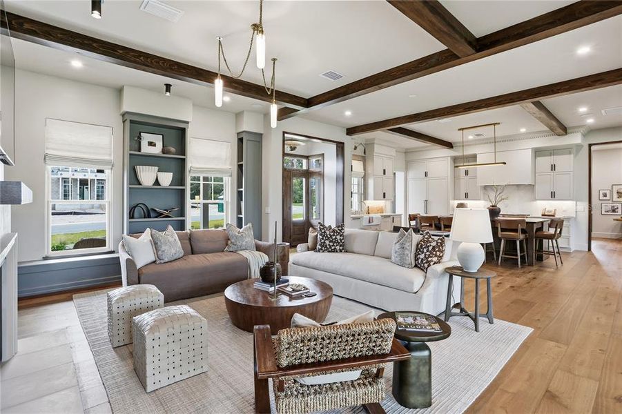 Furnished interior view inside a new home in , Oakland (Image 16).
