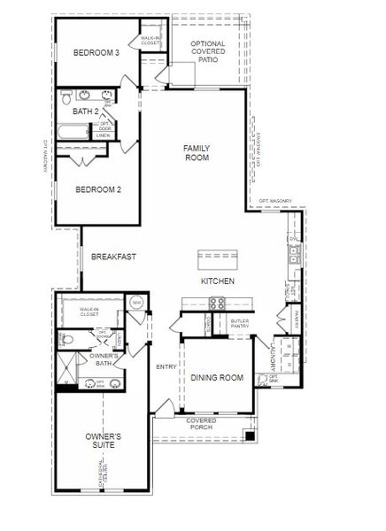 2D floor plan layout of this home in Sage Hollow, Kyle, TX (Image 1). 2D floor plan layout of this home in Sage Hollow, Kyle, TX (Image 1).