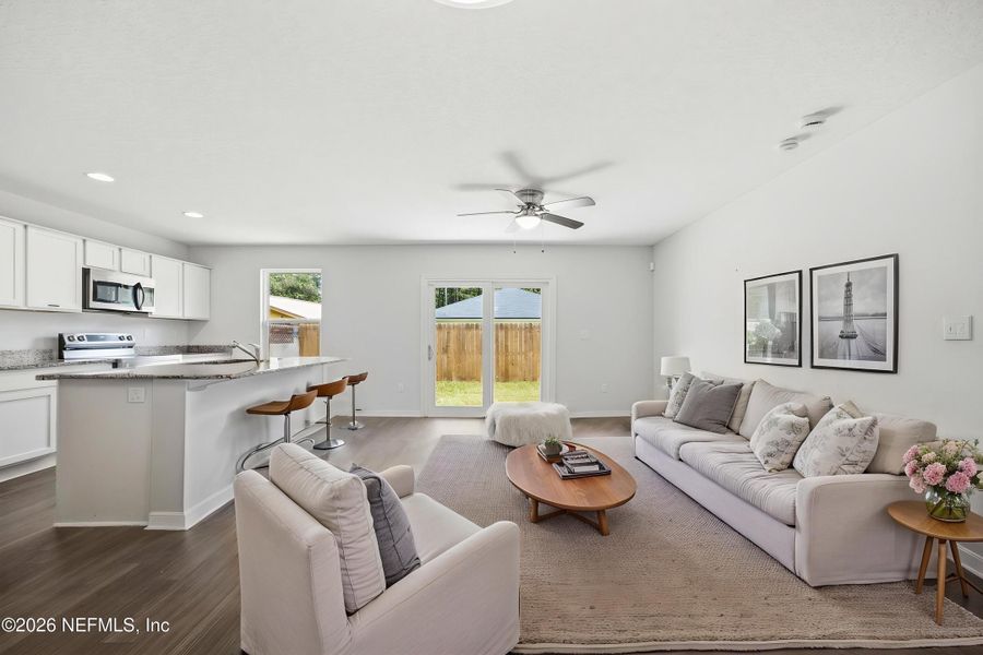 Furnished interior view inside a new home in , Jacksonville (Image 5).