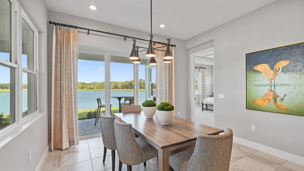 Furnished interior view inside a new home in Wildleaf Real Estate and Homes for Sale in Parrish, FL - Neal Communities, Parrish (Image 11).