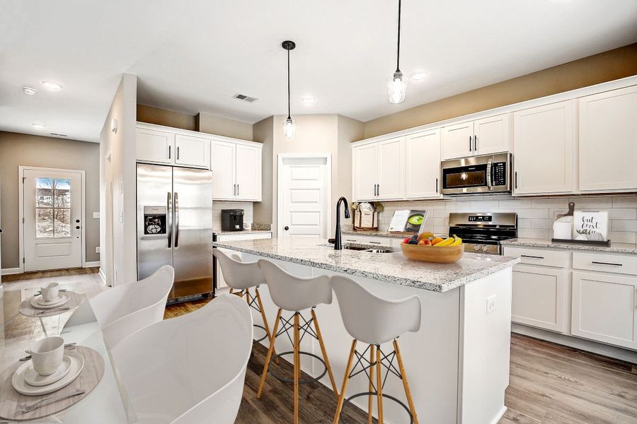 Furnished interior view inside a new home in Givens Park, Chattanooga (Image 17). Furnished interior view inside a new home in Givens Park, Chattanooga (Image 17).