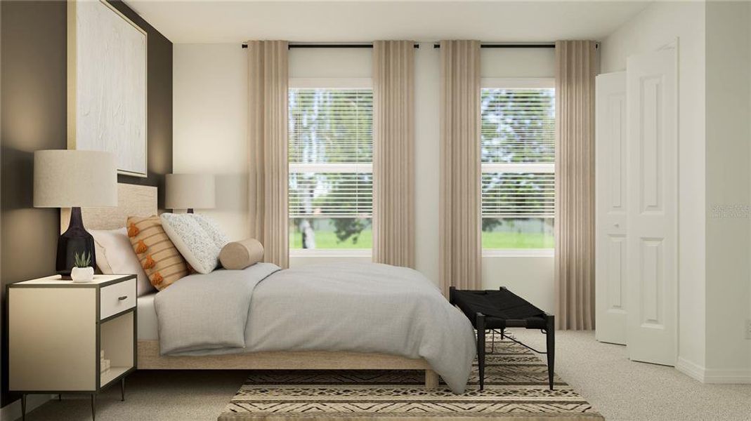 Furnished interior view inside a new home in Ranches at Lake Mcleod, Eagle Lake (Image 6).