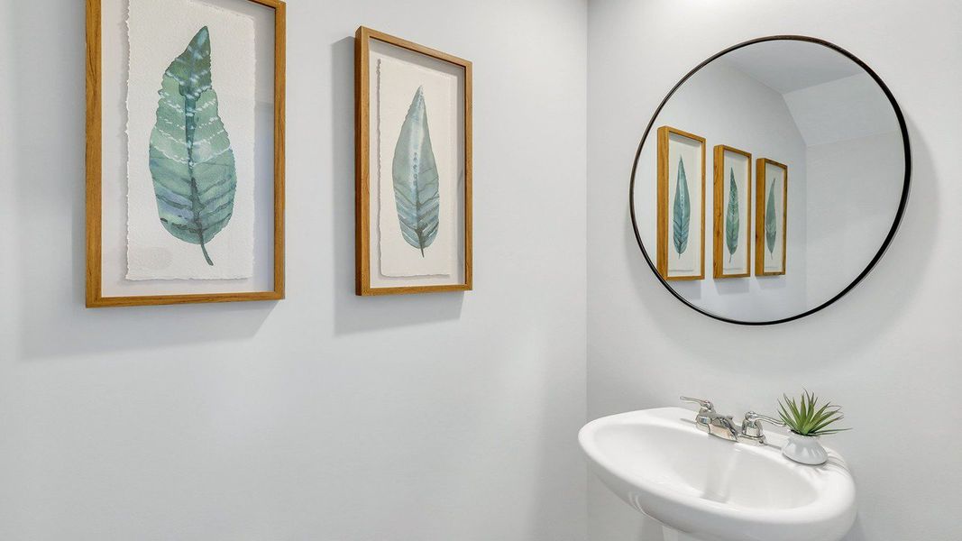 Furnished interior view inside a new home in The Pines at New Hampstead, Bloomingdale (Image 4).