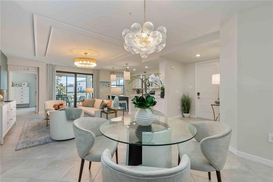 Furnished interior view inside a new home in Legends Cove, Bradenton (Image 12).