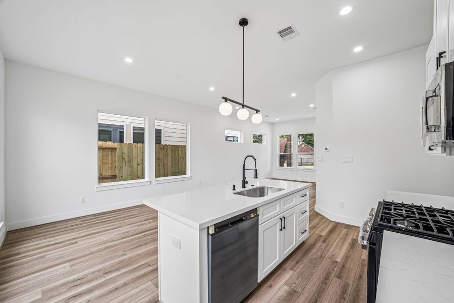 Furnished interior view inside a new home in , Houston (Image 9).