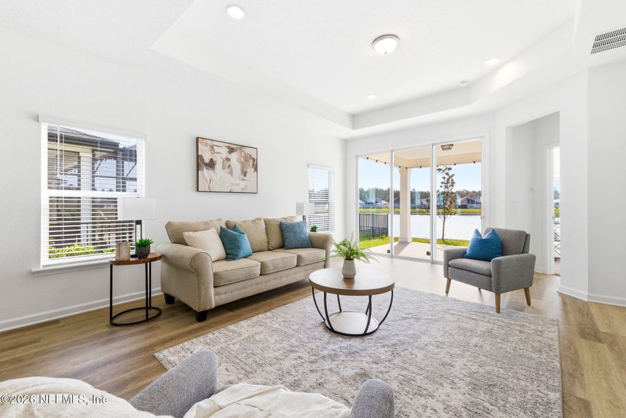 Furnished interior view inside a new home in Beacon Lake, St. Augustine (Image 9).