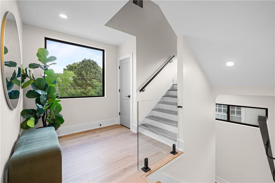 Furnished interior view inside a new home in , Atlanta (Image 14).